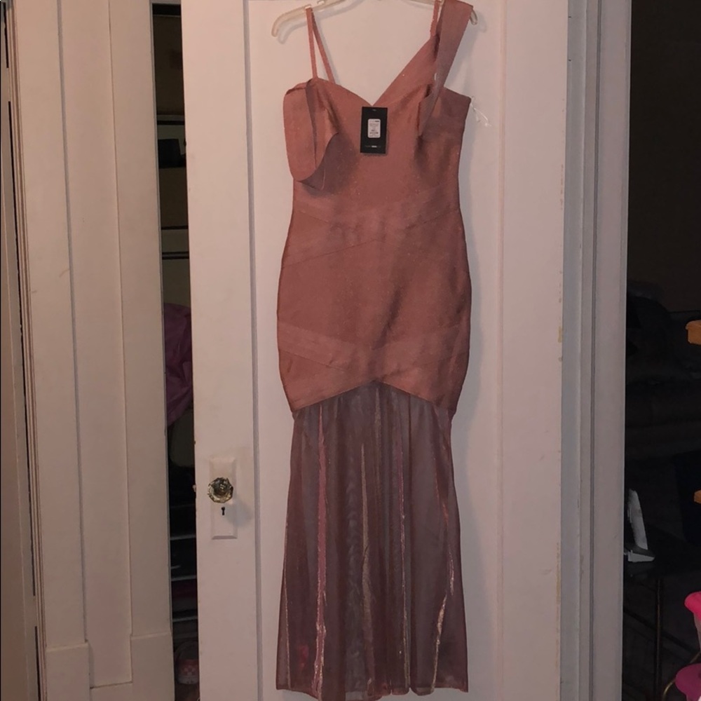 Rose Gold Fashion Nova Dress